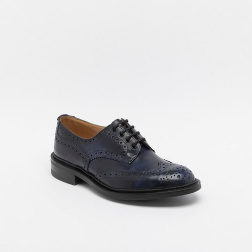 Bourton Navy Museum Calf Full Brogue Derby Shoe - Tricker's - Modalova