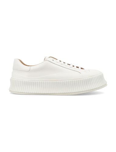 Jil Sander White Leather Sneakers - Jil Sander - Modalova