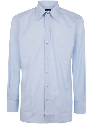 Stretch Poplin Classic Fit Shirt - Tom Ford - Modalova