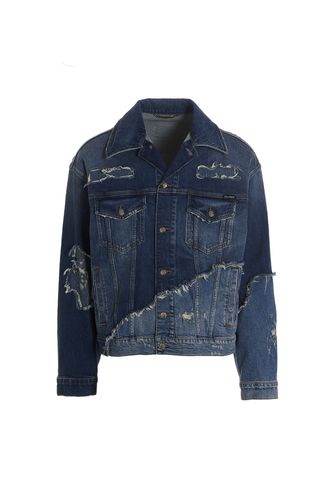 Patchwork Denim Jacket - Dolce & Gabbana - Modalova