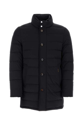 Midnight Blue Nylon Blend Calegari-kn Down Jacket - Moorer - Modalova