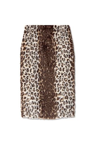 Leopard Jacquard Pencil Skirt - Alexander McQueen - Modalova