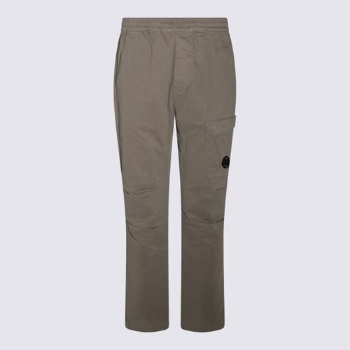 C. P. Company Dark Beige Cotton Pants - C.P. Company - Modalova