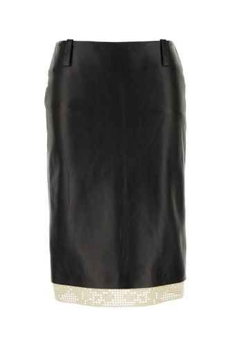 Magda Butrym Black Leather Skirt - Magda Butrym - Modalova