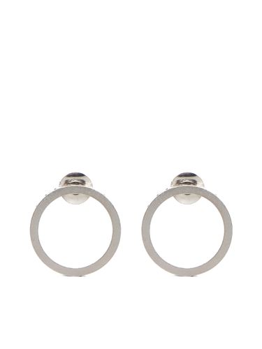 Circle Logo-engraved Earrings - Maison Margiela - Modalova