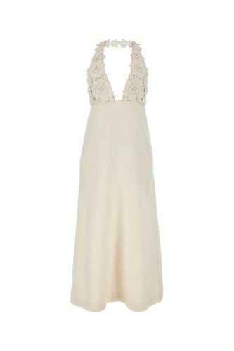 Ivory Wool Blend Dress - Valentino Garavani - Modalova