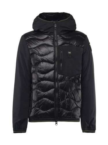 Mixed Fill Quilted Jacket Albert - Blauer - Modalova