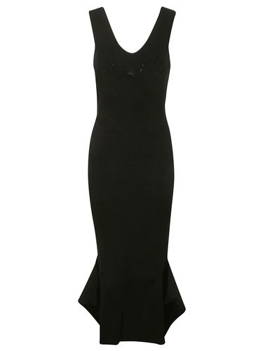 Marine Serre Rib Knit Flared Dress - Marine Serre - Modalova