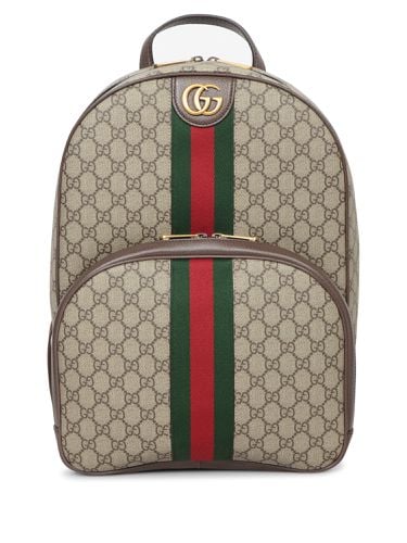 Gucci Beige Gg Supreme Backpack - Gucci - Modalova