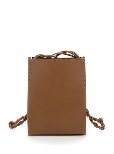 S Tangle Crossbody Bag With Embossed Logo In Leather Man - Jil Sander - Modalova