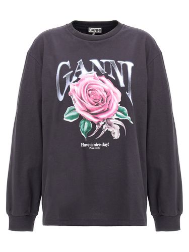 Ganni rose T-shirt - Ganni - Modalova