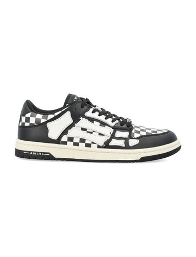 Checkered Skel Top Low Sneakers - AMIRI - Modalova