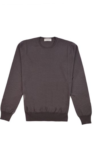 Long-sleeved Crewneck Knitted Jumper - Filippo De Laurentiis - Modalova