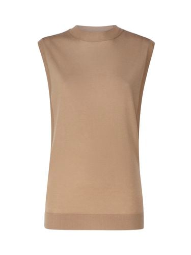 Sleeveless Sweater In Wool And Silk - SportMax - Modalova