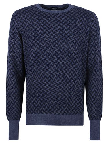 Patterned Rib Sweater Sweater - Drumohr - Modalova