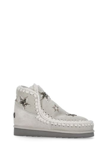 Eskimo Wool Stars And Rhinestones Boots - Mou - Modalova