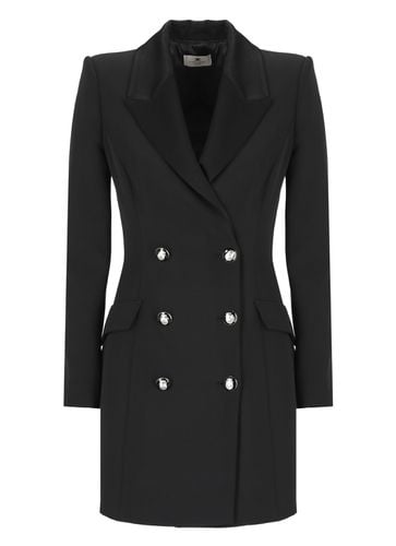 Double-breasted Blazer Dress - Elisabetta Franchi - Modalova