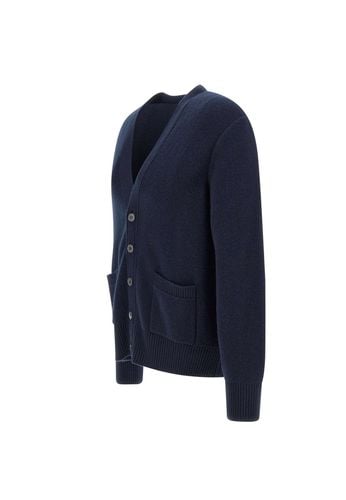 Washed Stitch Knitted Cardigan - Thom Browne - Modalova