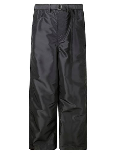 Sacai Straight Leg Twill Pants - Sacai - Modalova