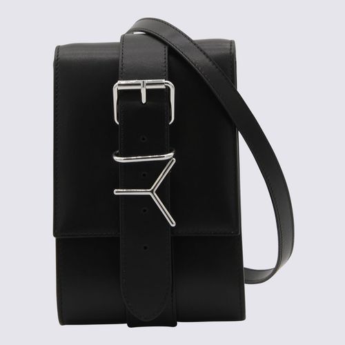 Black Leather Y Belt Pochette - Y/Project - Modalova