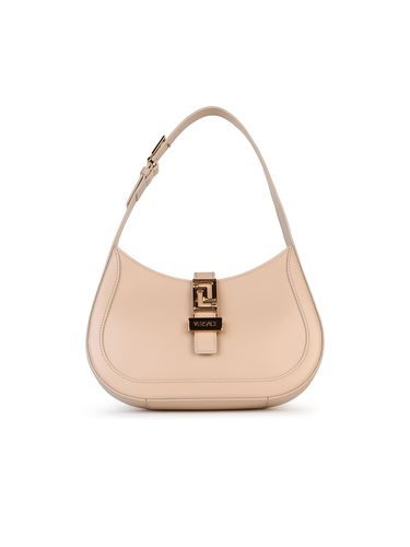 Hobo Greca Leather Bag - Versace - Modalova