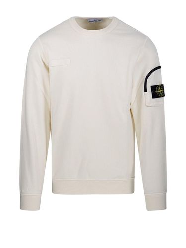 Compass-badge Crewneck Sweatshirt - Stone Island - Modalova