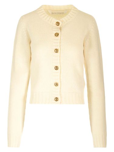 Palm Angels Wool Blend Cardigan - Palm Angels - Modalova