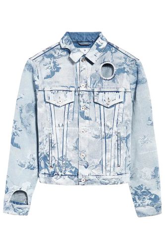Sky Meteor Denim Jacket With Cut-outs - Off-White - Modalova
