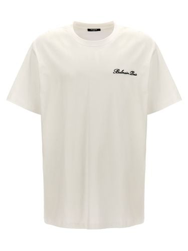 Balmain Signature T-shirt - Balmain - Modalova