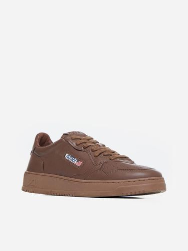 Autry Medalist Leather Sneakers - Autry - Modalova