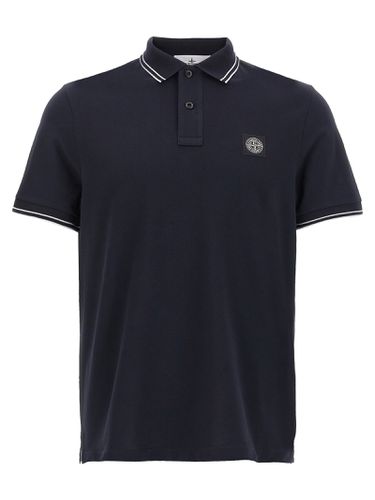 Stone Island Logo Badge Polo Shirt - Stone Island - Modalova