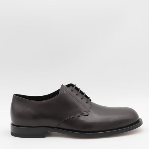 Dark Brown Leather Lace Up Shoes - The Row - Modalova