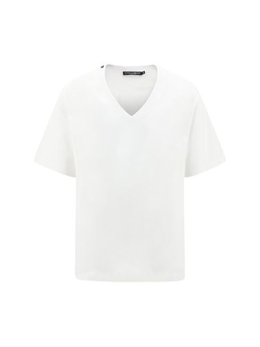 Dolce & Gabbana V-neck T-shirt - Dolce & Gabbana - Modalova