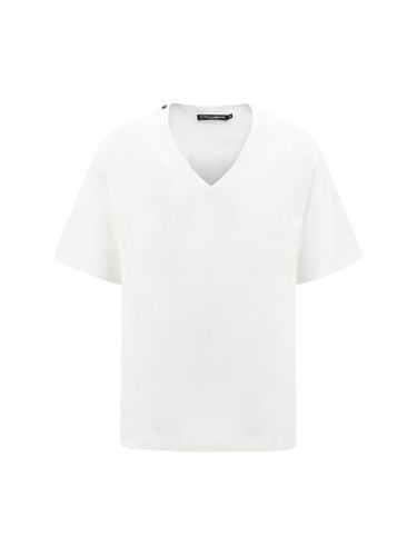 Dolce & Gabbana V-neck T-shirt - Dolce & Gabbana - Modalova