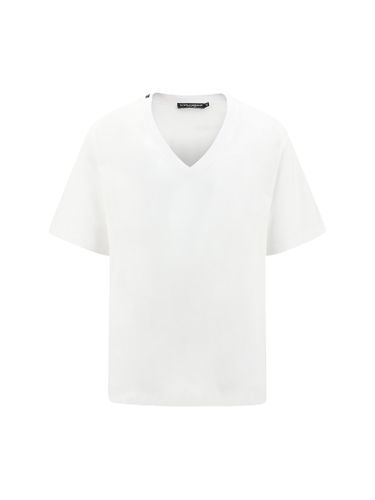Dolce & Gabbana V-neck T-shirt - Dolce & Gabbana - Modalova