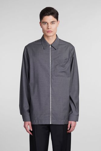 Givenchy Shirt In Grey Wool - Givenchy - Modalova