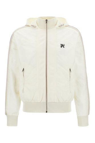 Logo Embroidered Hooded Jacket - Palm Angels - Modalova