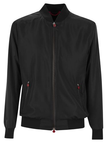 Sea - Bomber Jacket In Technical Fabric - Kiton - Modalova