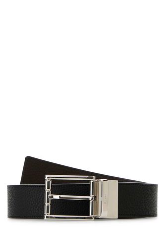 Bally Black Leather Reversible Belt - Bally - Modalova