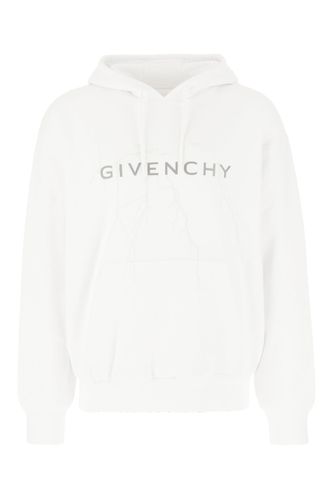 White Givenchy Hoodie With Print - Givenchy - Modalova