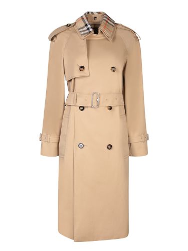 Burberry Beige Cotton Trench - Burberry - Modalova