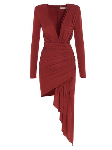 Draped Silk Dress - Alexandre Vauthier - Modalova