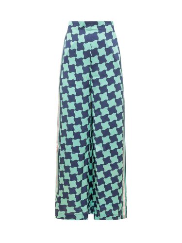 Printed Wide Leg Trousers - Casablanca - Modalova