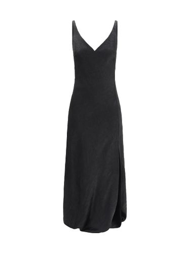 Cracked Finish Long Dress - Alexander McQueen - Modalova