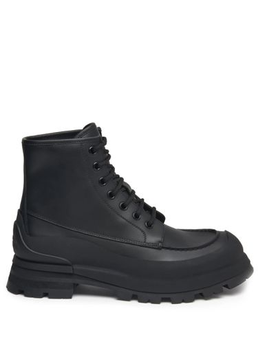 Wander Ankle Boots In Leather - Alexander McQueen - Modalova