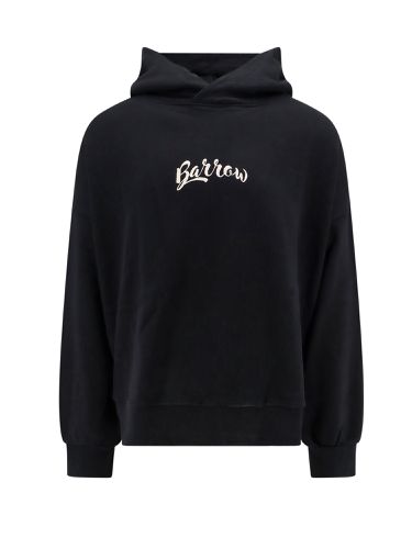 Barrow Black Cotton Sweatshirt - Barrow - Modalova