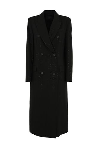 TwinSet Cloth Coat With Sequins - TwinSet - Modalova