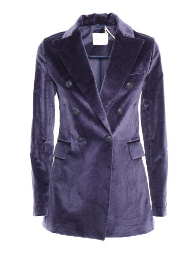 Velvet Double Breasted Jacket - Circolo 1901 - Modalova