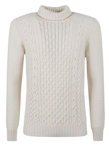 Drumohr Rib Trim Turtleneck Sweater - Drumohr - Modalova