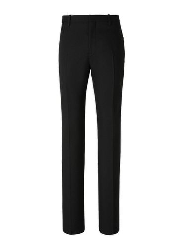 Paper Clip Slim-cut Tailored Trousers - Off-White - Modalova